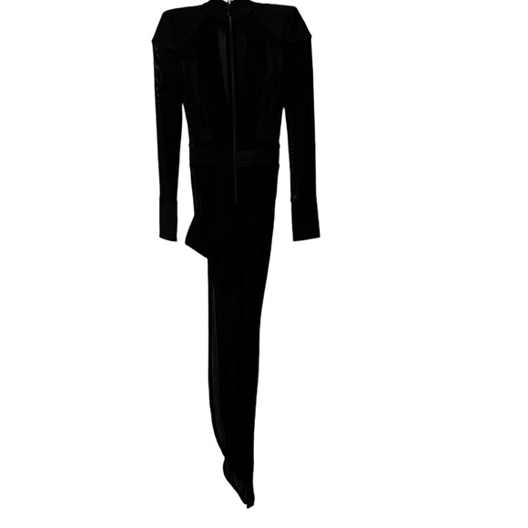 Revolve Zhivago Eye Of Horus Sheer Gown in Black Size 2 dress formal goth unique - Picture 7 of 16